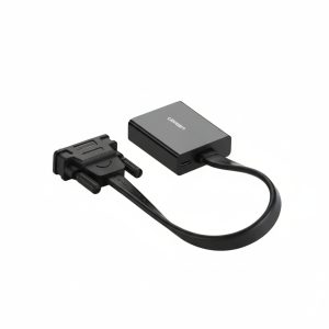 UGREEN DVI-D 24+1 to VGA Active Video Adapter (Male to Female) – Black