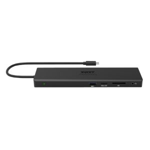 Port USB Type-C 1 x USB3.1|2 x USB 3.0|2 x USB 2.0|1 xHDMI-DP-VGA| Micro+SD Card Reader|1 x Mini DP|1 x RJ45|1 x Audio-Microphone| PD 100W -Black