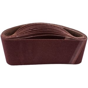 SANDING BELT 75 X 457MM 40 GRIT 10/PACK