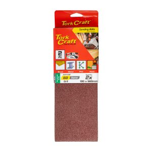 SANDING BELT 100 X 560MM 60GRIT 2/PACK