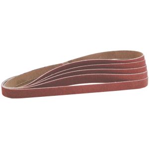 POWERFILE SANDING BELT 6 X 451MM 40 GRIT 5/PK