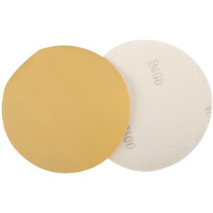 GOLD DISC (50 PIECES) 400 GRIT 150MM WITHOUT HOLE HOOK AND LOOP