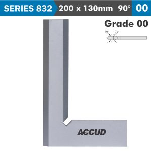 BEVELED EDGE SQUARE 90 DEG. GRADE 00 200X130MM