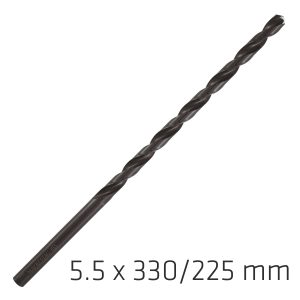 HSS DRILL BIT 5.5MM 330X225MM EXTRA LONG