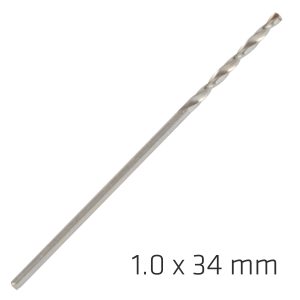 ALPEN PRO HSS 1MM DRILL DIN 338 RN 135 SPLIT POINT PLASTIC WALLET  (1