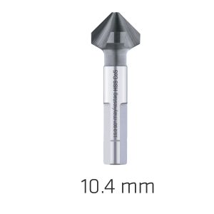 HSS-ECO5 COUNTERSINK 90  10.4 DIN 335 SHAPEC 3-SURFACE SHANK ALUNIT CO