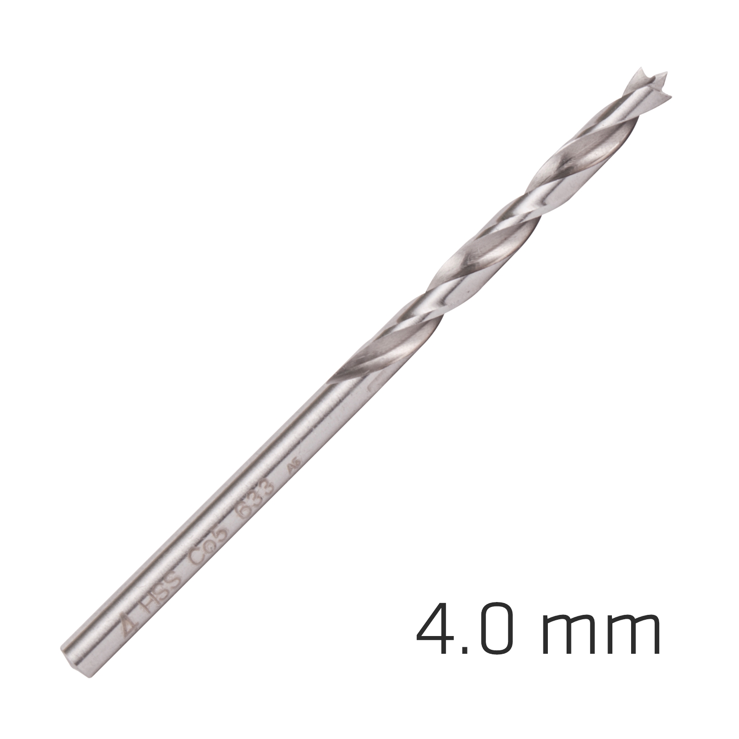 HSS COBALT WOOD DRILL BIT 4MM