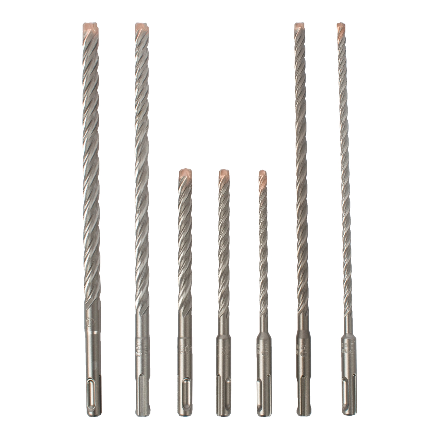FORCE X SDS-PLUS MIX BOX 7 PCS. 6.0/ 8.0/ 10.0 MM X 160 AND 6.0/ 8.0/
