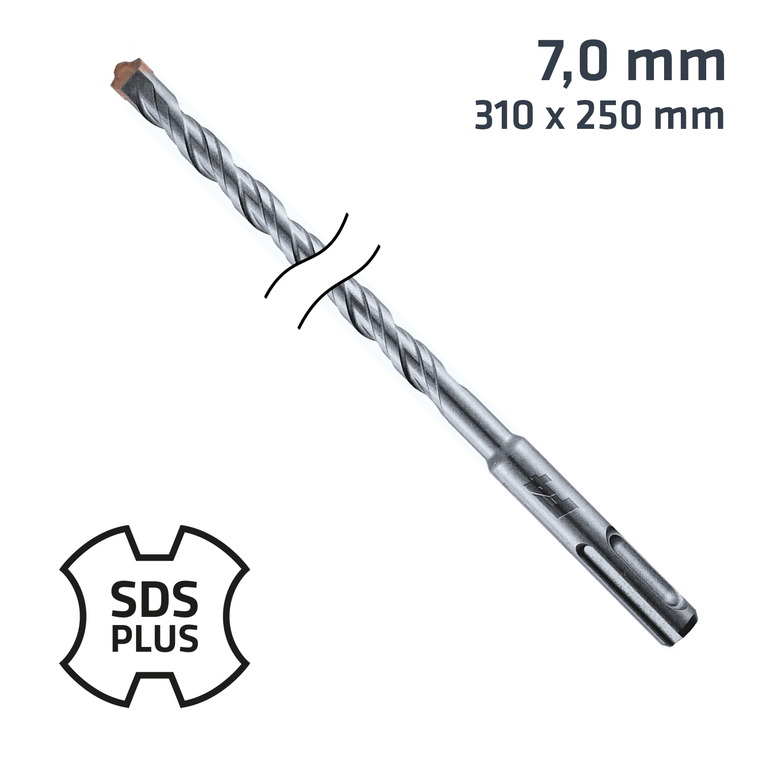SDS PLUS DRILL BIT 310 X 250 7.0MM