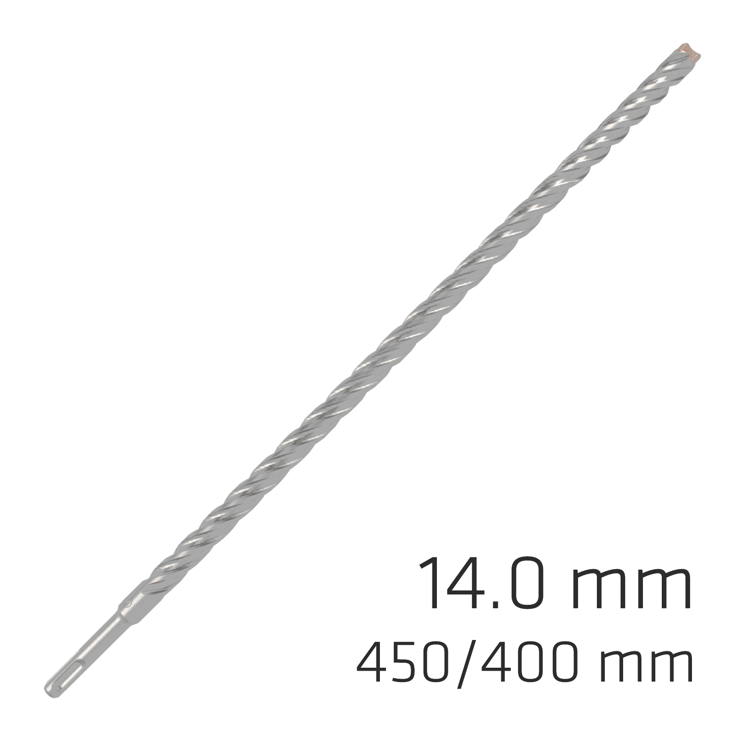 FORCE X 14.0 x 450/400 SDS-PLUS REBAR DRILL BIT X4 CUTTING EDGES