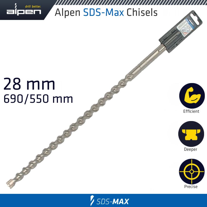 SDS MAX DRILL BIT 720X600 28MM