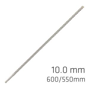 FORCE X 10.0 x 600/550 SDS-PLUS REBAR DRILL BIT X4 CUTTING EDGES