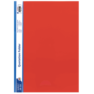 Marlin A4 Quotation and Presentation Folder Red