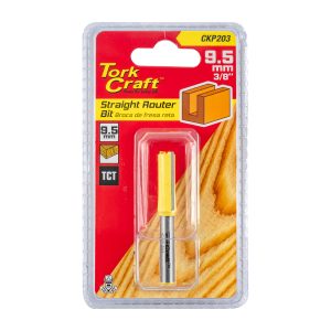 ROUTER BIT STRAIGHT 3/8'  (9.53MM)