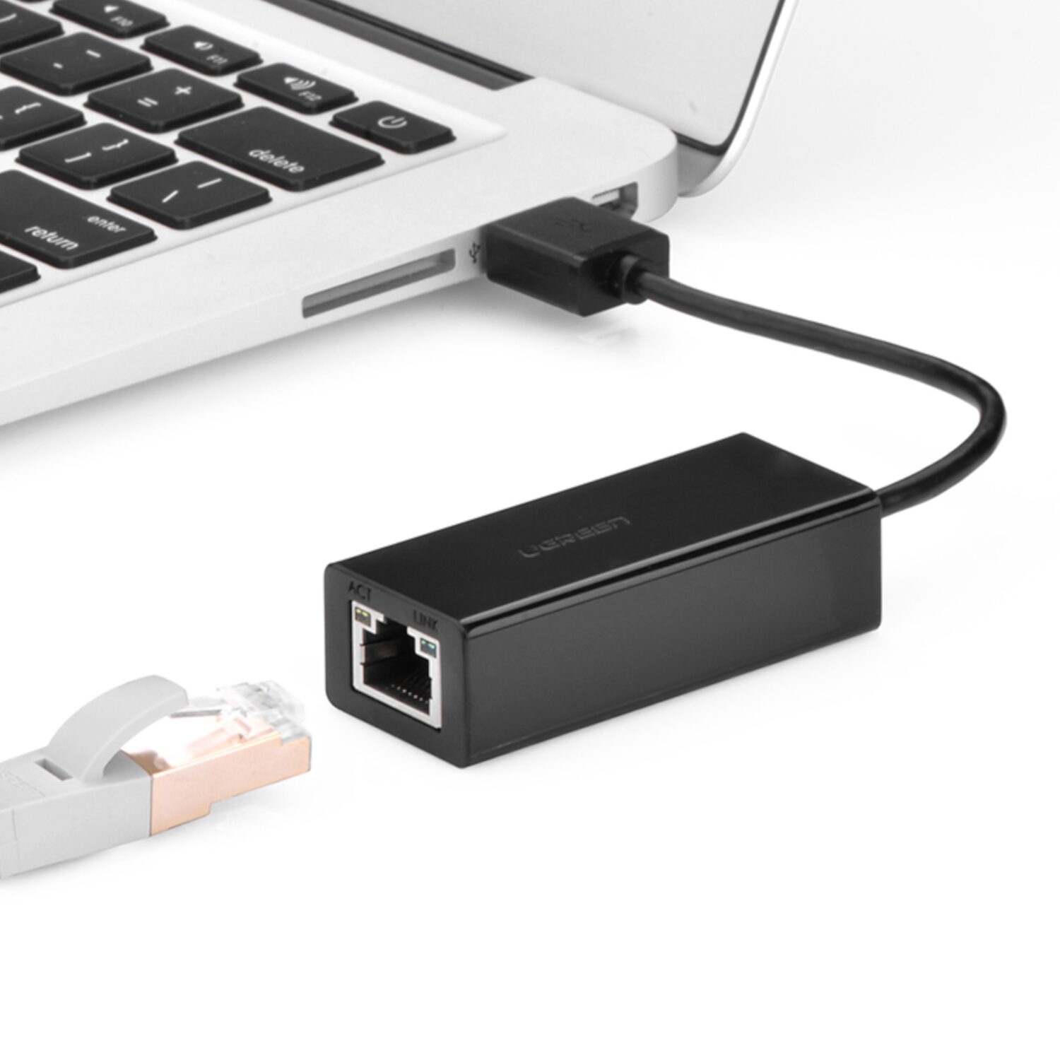 USB 2.0 to RJ45 - Black