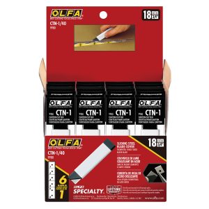 CARTON CUTTER WITH SNAP OFF BLADE 40PC DISPLAY BOX