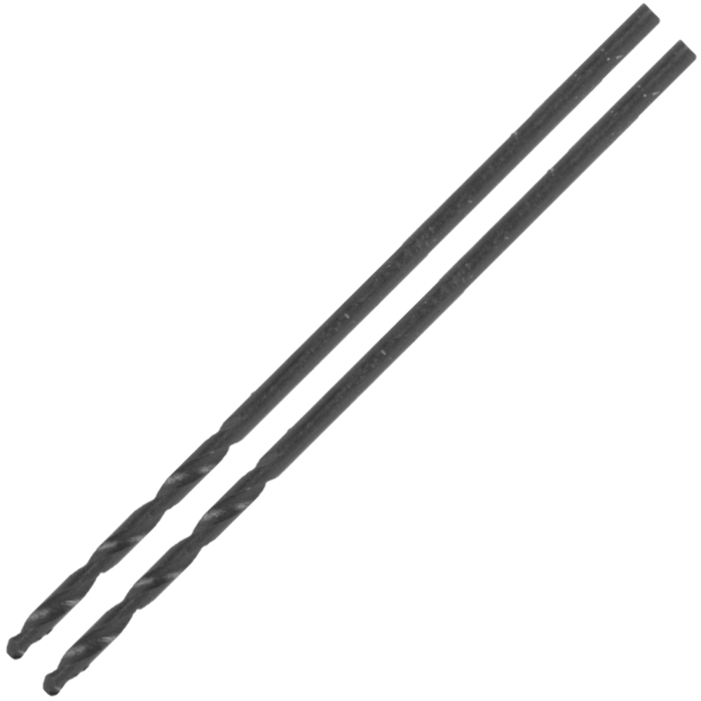DRILL BIT HSS STANDARD 1.0MM 2/CARD
