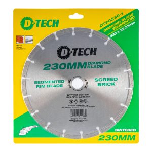 DIAMOND BLADE SEGMENTED STD. 230X22,23MM SCREED/ CEM. BRICK/MASONRY