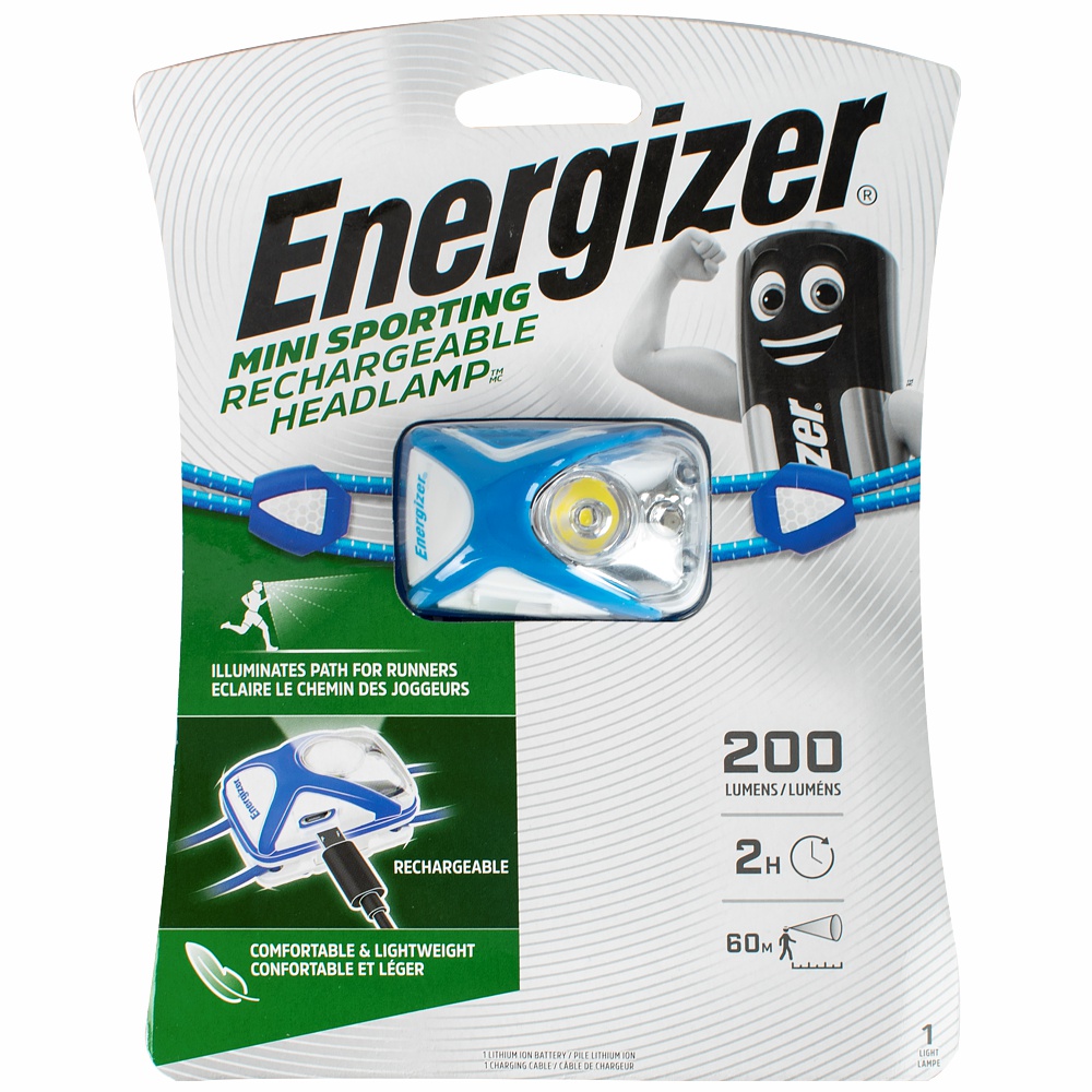 MINI SPORTING 200LUMENS RECHARGE ENERGIZER