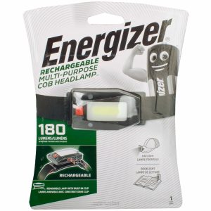MULTI USE 180LUMENS RECHARGE HEADLIGHT ENERGIZER