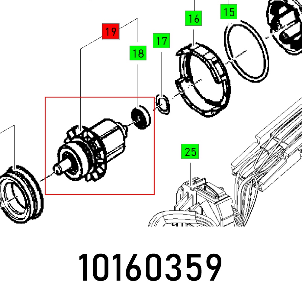 ROTOR OSC 18 ET-BG
