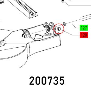 HEXAGON NUT DIN 985-M8-04