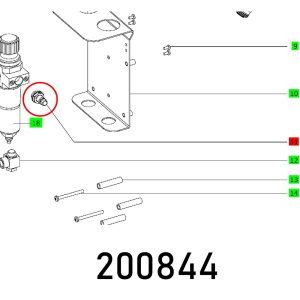 COUPLING PICE KS-3-8 ET-BG