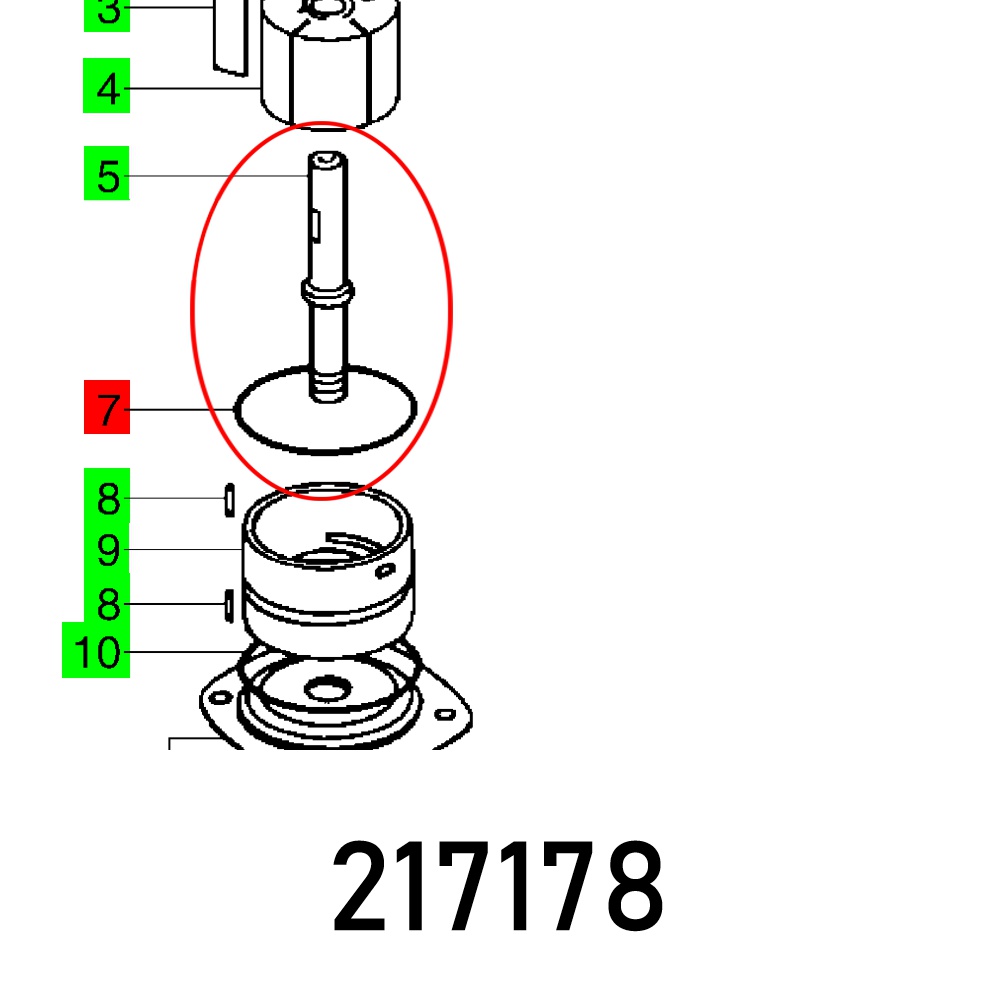 O-RING 51,5X1,5-FKM-82SHORE