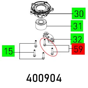 OVAL HEAD SCREW M4X18-TAPTITE-T20