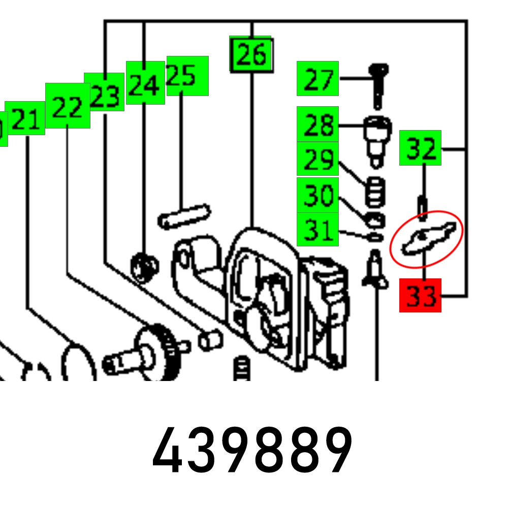 LOCK BRACKET ATF 55 E