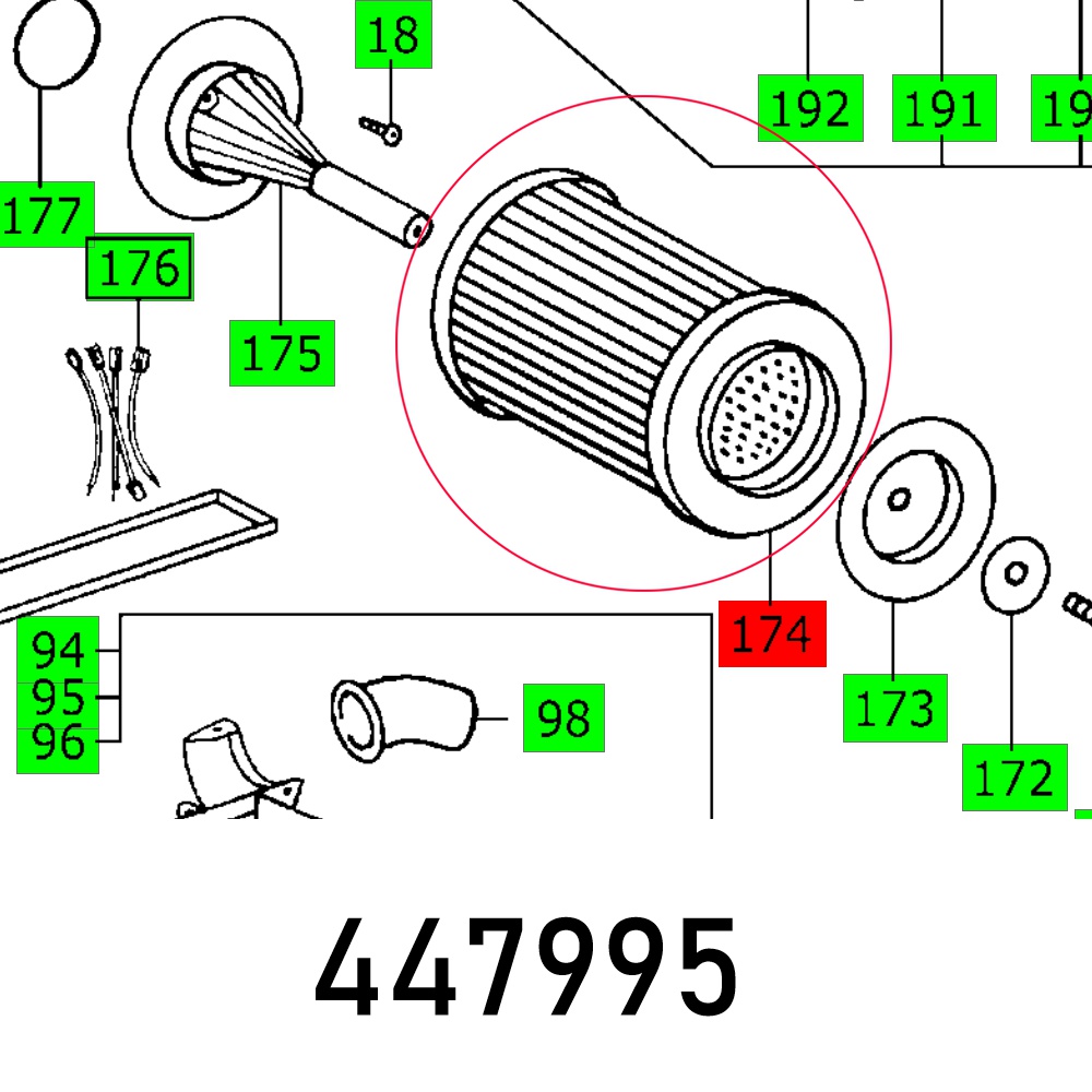 FILTER CARTRIDG CS 70 EB