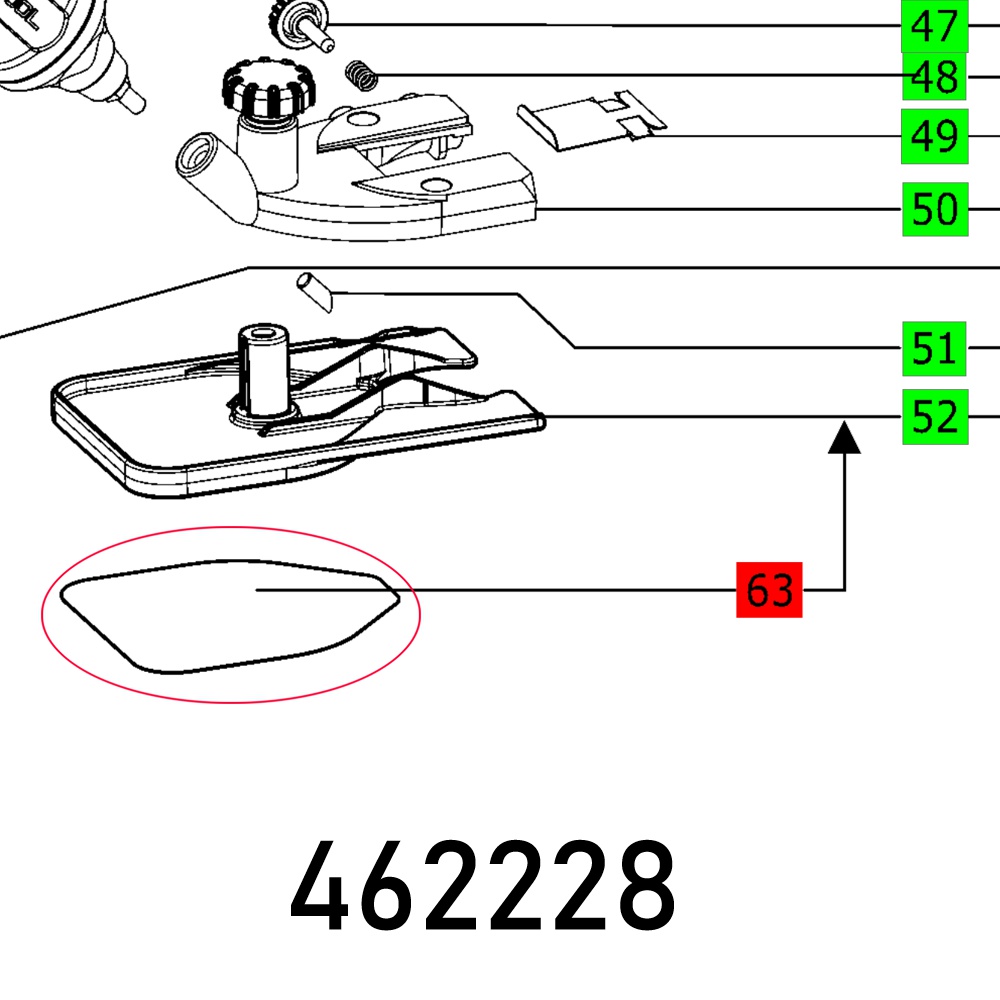 SLIDEWAY LINING OFK 700 EQ