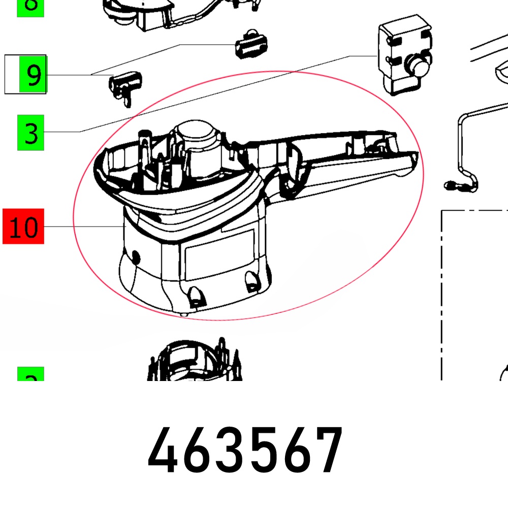 MOTOR FRAME ES 150