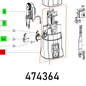 MOTOR FRAME PS 300 EQ