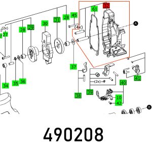 GEAR HOUSING PS 300 EQ