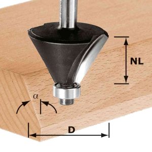CUTTER -CHAMFER HW D44-30-30GRAD KL