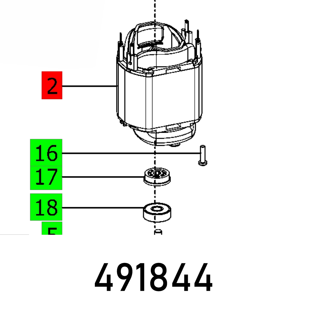 FIELD COIL OFK 700 EQ ET-BG