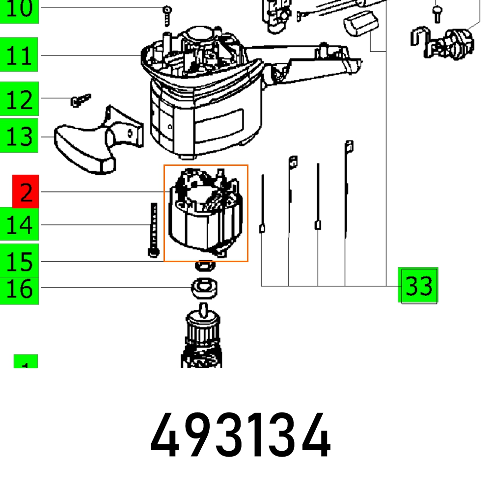FIELD COIL RS 100 230V ET-BG