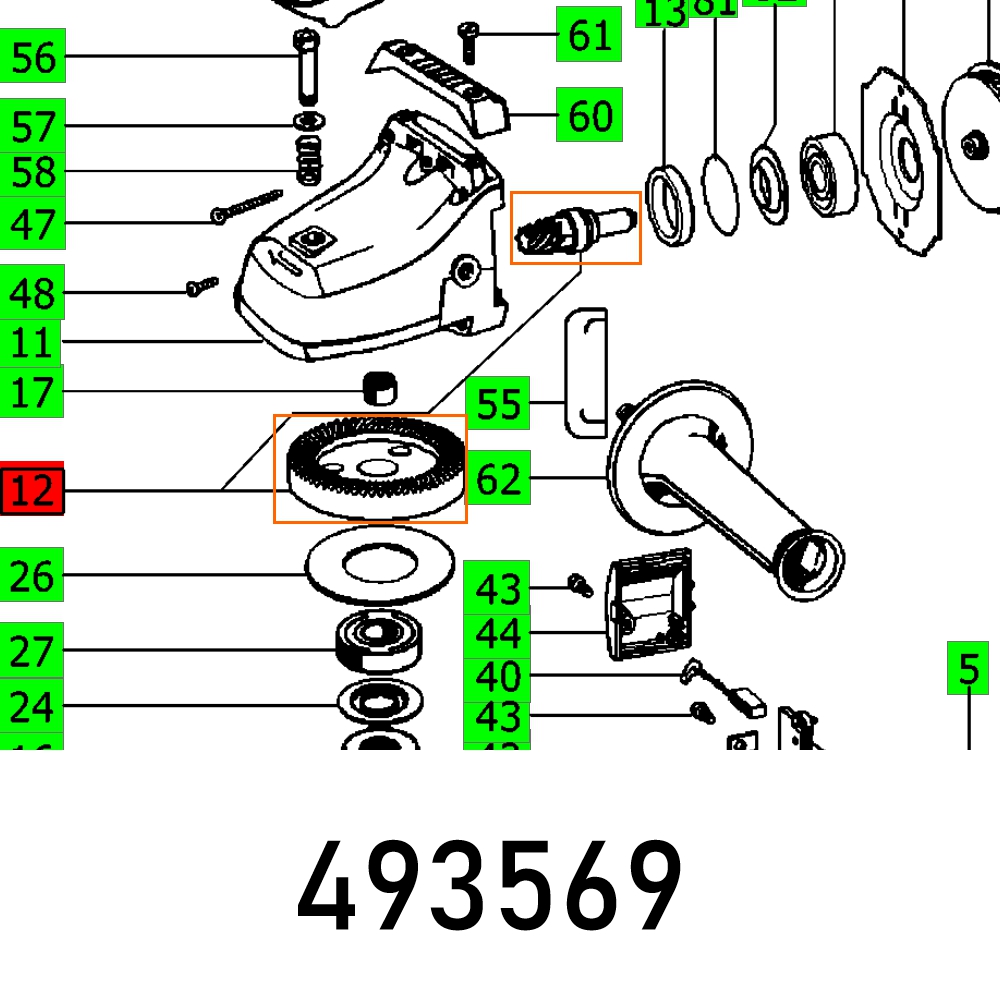 GEAR RAS-RAP 180.03E ET-BG