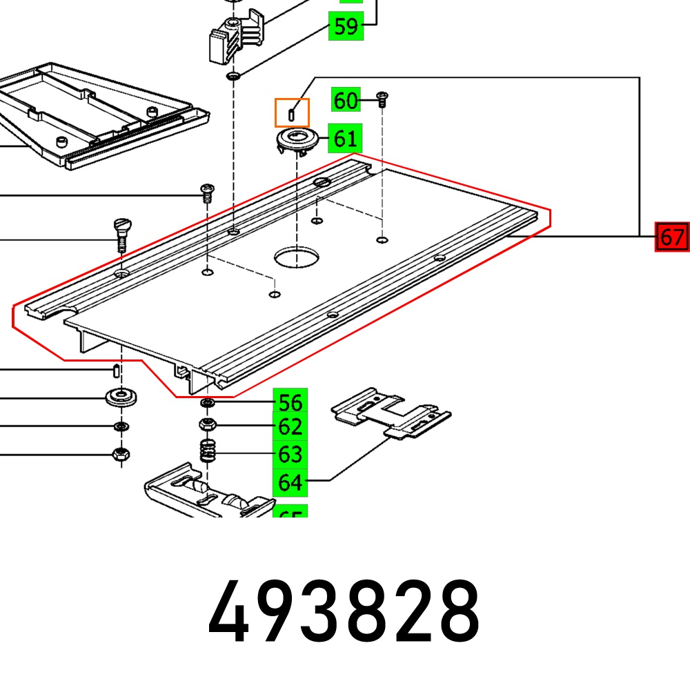 PROFILE PLATE CMS-OF 1010