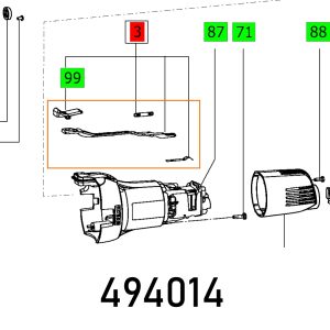 SWITCH ROD DF 500 Q