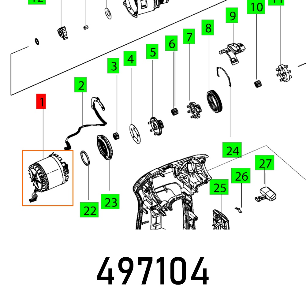 MOTOR C 15 ECM