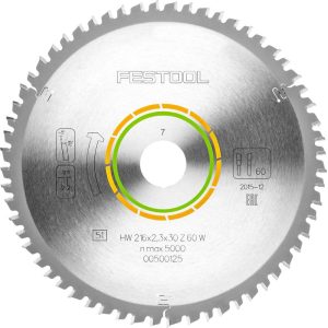 FINE TOOTH SAW BLADE 216X2.3X30 W60