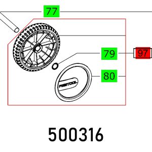 WHEEL CT 26-36 ET-BG