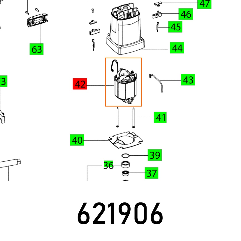 FIELD ASSEMBLY RGP 150-16