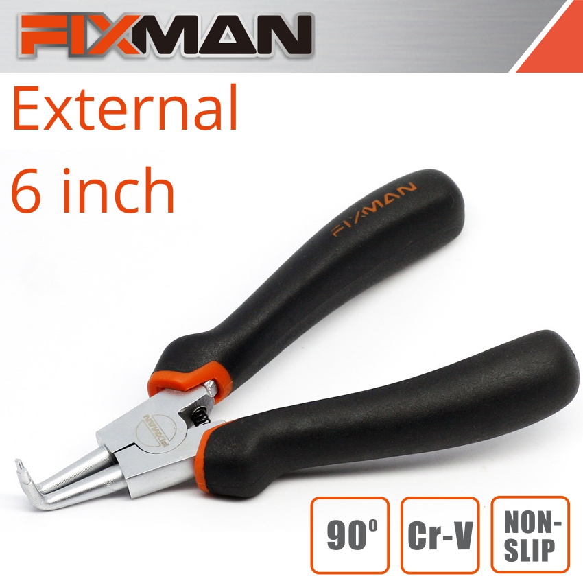 FIXMAN EXTERNAL CIRCLIP PLIERS 6'/145MM 90 DEG