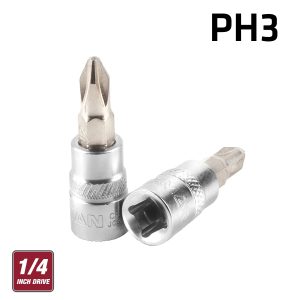 FIXMAN 1/4' DR.BIT SOCKET PH3 PHILLIPS SCREWDRIVER BIT