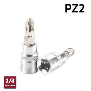 FIXMAN 1/4' DR.BIT SOCKET PZ2 POZI SCREWDRIVER BIT