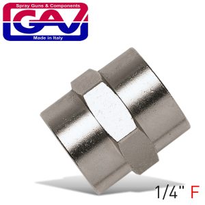 SOCKET 1/4 X 1/4 F/F