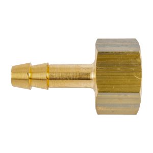 BRASS HOSE TAIL 1/4 F X 6MM